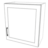 22" Wide x 24" High Wall Cabinet - Thermofoil Doors