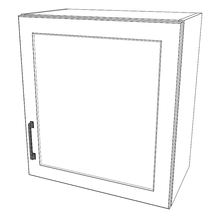 22" Wide x 24" High Wall Cabinet - Thermofoil Doors