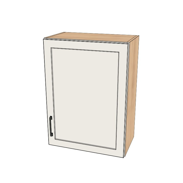 22" Wide x 30" High Wall Cabinet - (Hardrock Maple Melamine Boxes - Painted Doors)