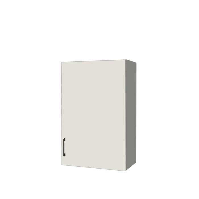 22" Wide x 34" High Wall Cabinet - (White Melamine Boxes - Flat Panel Doors)