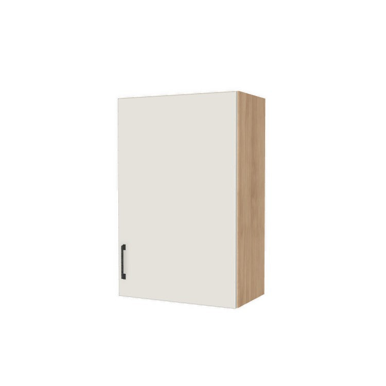 22" Wide x 34" High Wall Cabinet - (Hardrock Maple Melamine Boxes - Flat Panel Doors)
