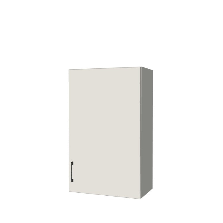 22" Wide x 36" High Wall Cabinet - (White Melamine Boxes - Flat Panel Doors)