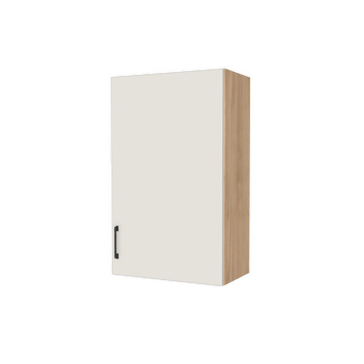 22" Wide x 36" High Wall Cabinet - (Hardrock Maple Melamine Boxes - Flat Panel Doors)
