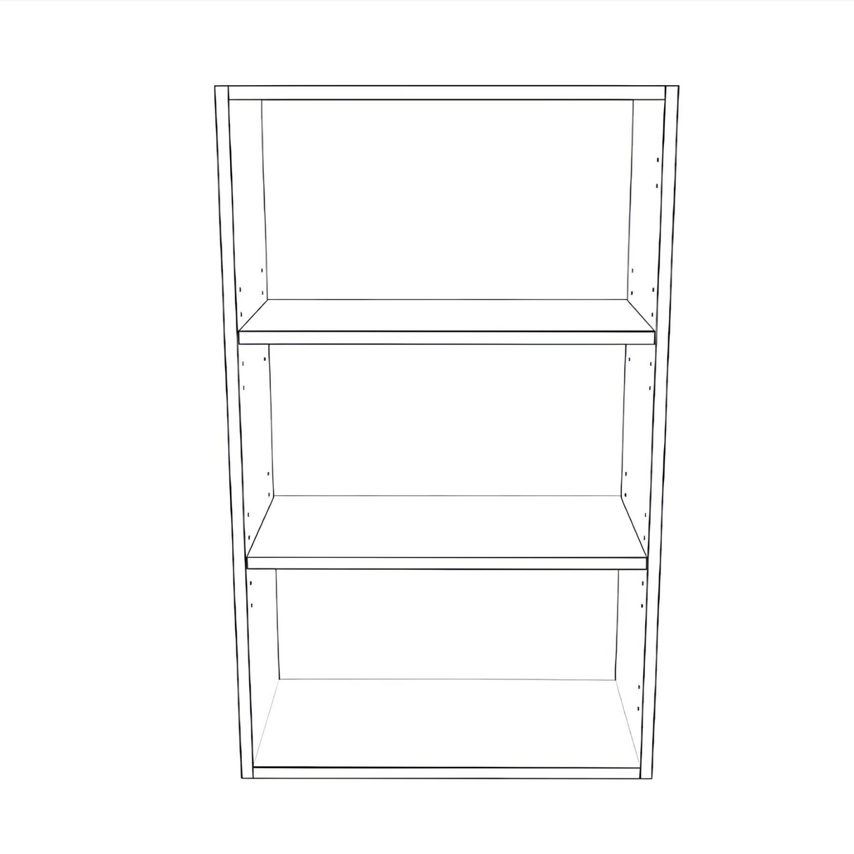 22" Wide x 36" High Wall Cabinet - Thermofoil Doors