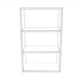 22" Wide x 36" High Wall Cabinet - Thermofoil Doors