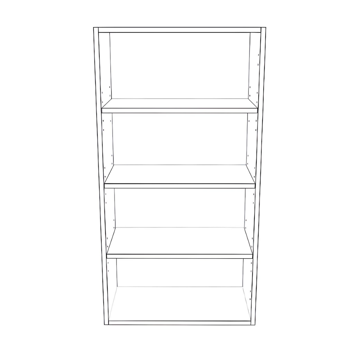 22" Wide x 42" High Wall Cabinet - Painted Doors