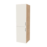 23" Wide Tall Pantry Cabinet - (Hardrock Maple Melamine Boxes - Flat Panel Doors) 24 D