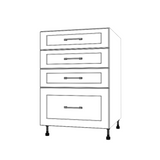 23" Wide Drawer Cabinet - Thermofoil Doors