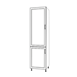 23" Wide Tall Pantry Cabinet - Painted Doors
