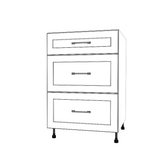23" Wide Drawer Cabinet - Thermofoil Doors