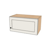 23" Wide x 12" High Wall Cabinet - (Hardrock Maple Boxes - Painted Doors)