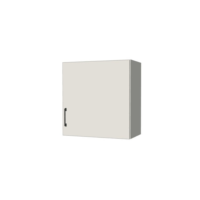 23" Wide x 24" High Wall Cabinet - (White Melamine Boxes - Flat Panel Doors)