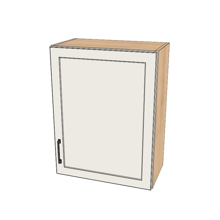 23" Wide x 30" High Wall Cabinet - (Hardrock Maple Melamine Boxes - Thermofoil Doors)
