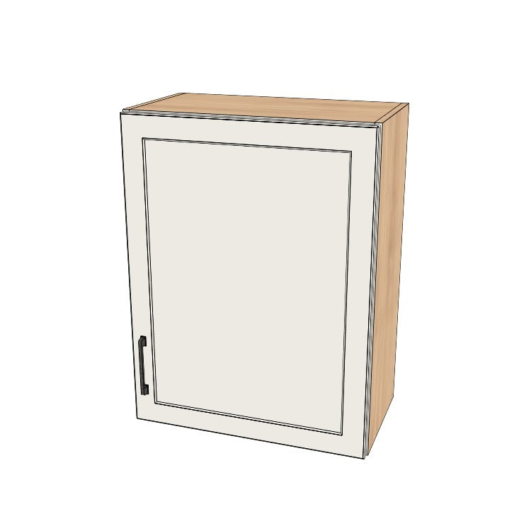 23" Wide x 30" High Wall Cabinet - (Hardrock Maple Melamine Boxes - Painted Doors)