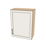 23" Wide x 30" High Wall Cabinet - (Hardrock Maple Melamine Boxes - Painted Doors)