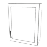 23" Wide x 30" High Wall Cabinet - Painted Doors
