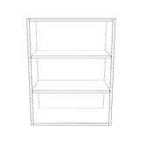 23" Wide x 30" High Wall Cabinet - Painted Doors