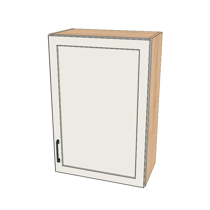 23" Wide x 34" High Wall Cabinet - (Hardrock Maple Melamine Boxes - Painted Doors)