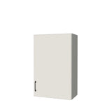 23" Wide x 36" High Wall Cabinet - (White Melamine Boxes - Flat Panel Doors)