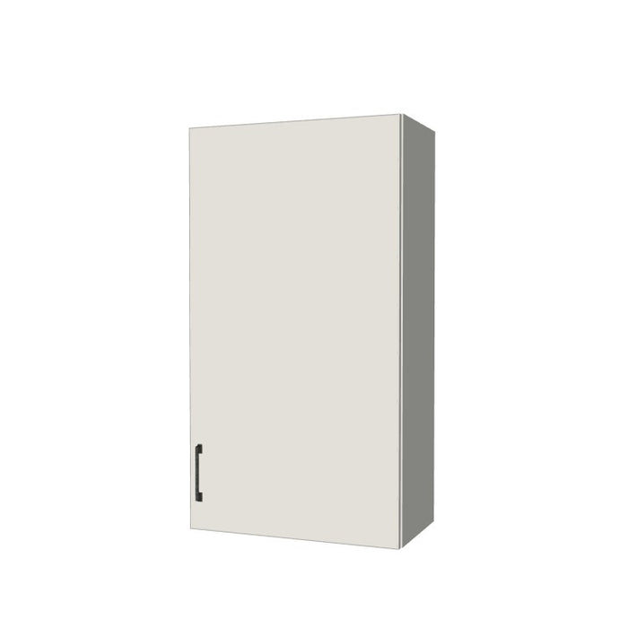 23" Wide x 42" High Wall Cabinet - (White Melamine Boxes - Flat Panel Doors)