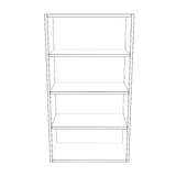 23" Wide x 42" High Wall Cabinet - Thermofoil Doors