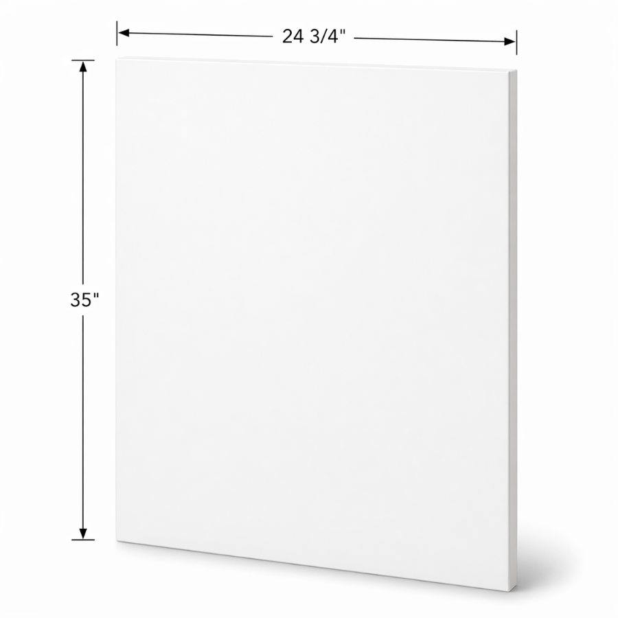 Base Cabinets Finished Side Panel - 24 3/4" Width x 35" High