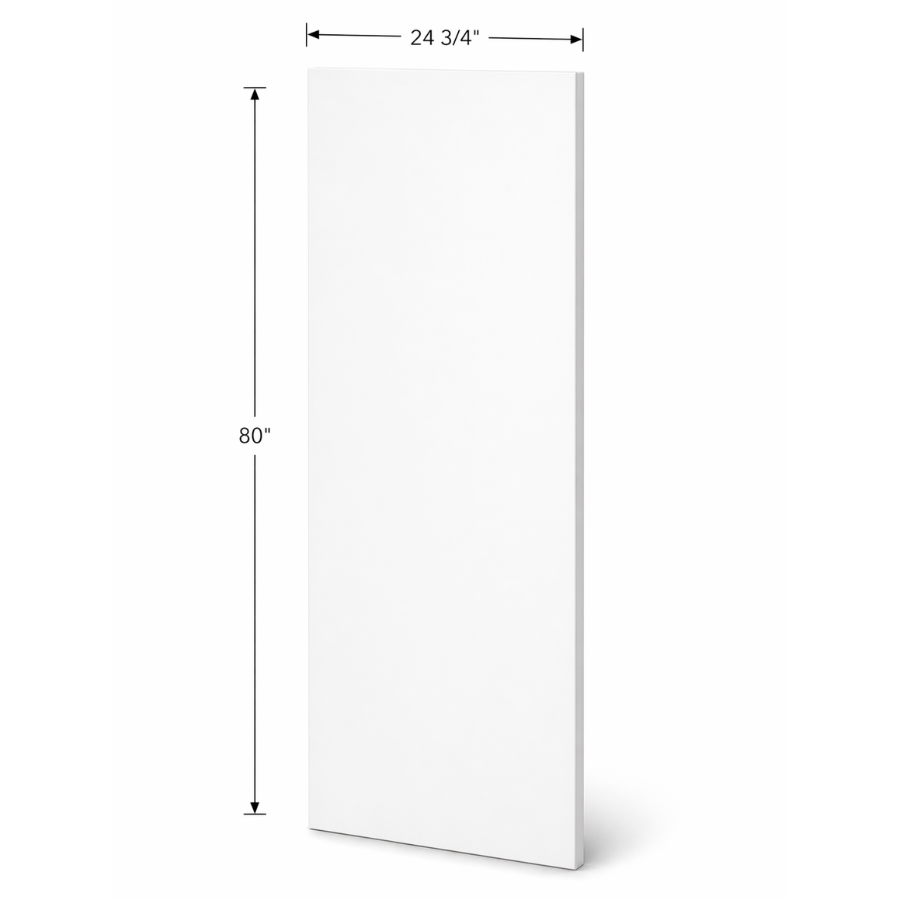 80" High Pantry Finished Side Panel - 24 3/4" Width x 80" High