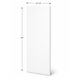 80" High Pantry Finished Side Panel - 24 3/4" Width x 80" High