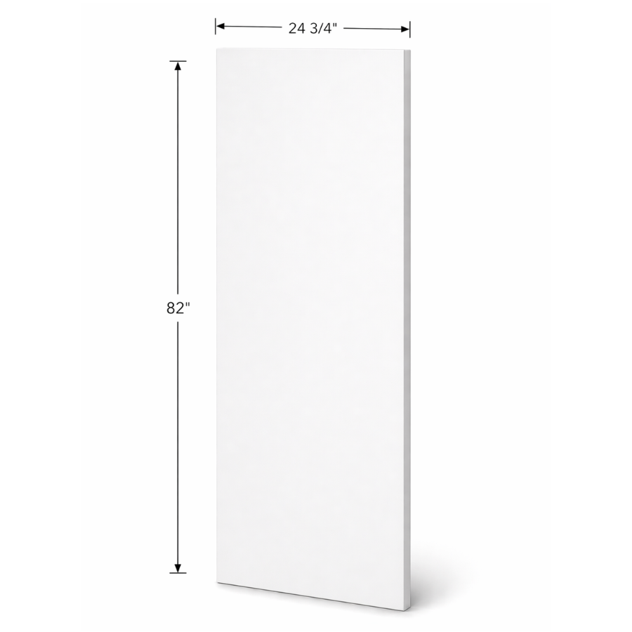 82" High Pantry Finished Side Panel - 24 3/4" Width x 82" High
