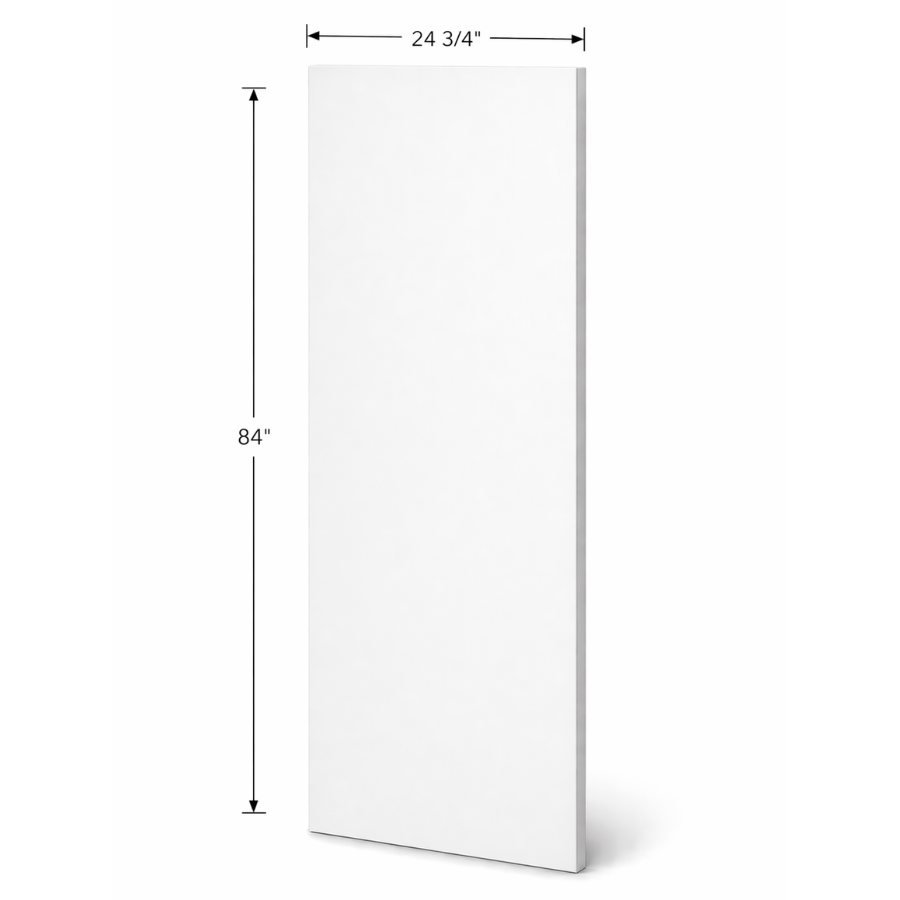 84" High Pantry Finished Side Panel - 24 3/4" Width x 84" High