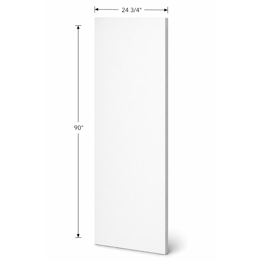 90" High Pantry Finished Side Panel - 24 3/4" Width x 90" High