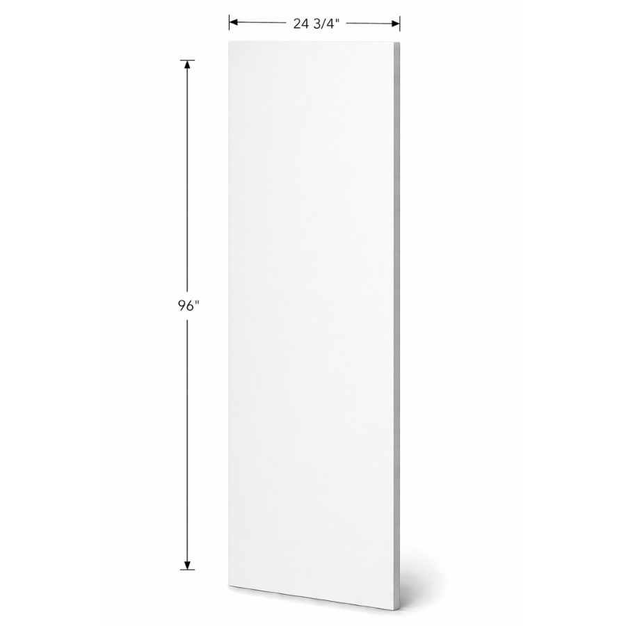 96" High Pantry Finished Side Panel - 24 3/4" Width x 96" High