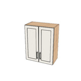 24" Wide x 30" High Fridge/Stove Cabinet - (Ply Wood Boxes - Painted Doors)