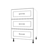 24" Wide Drawer Cabinet - Thermofoil Doors
