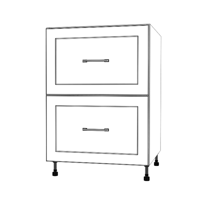 24" Wide Drawer Cabinet - Painted Doors