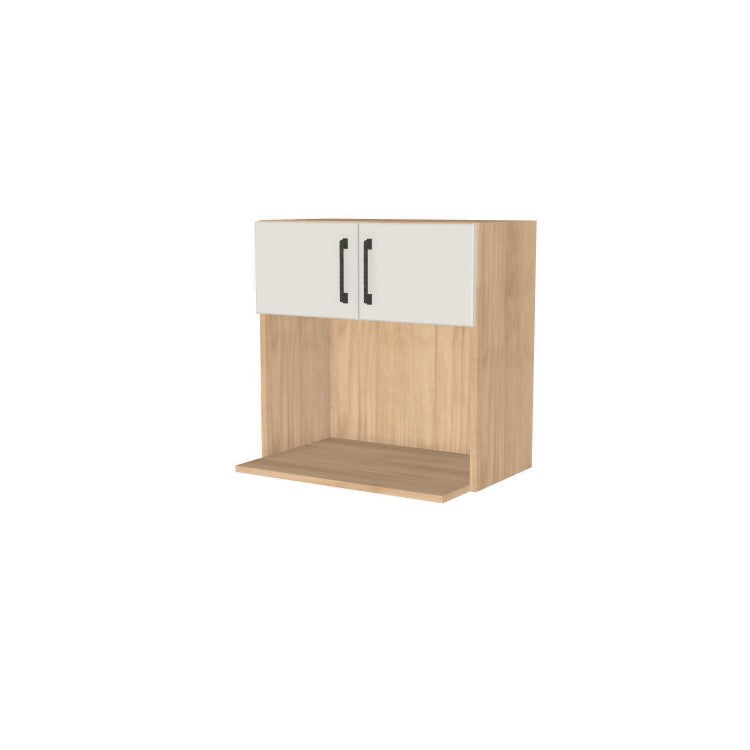 24" Wide x 24" High Microwave Cabinet - (Ply Wood Boxes - Flat Panel Doors)