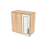 24" Wide 24" High Blind Corner Wall Cabinet - Door on Right/Left Side - (Ply Wood Boxes - Painted Doors)
