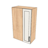 24" Wide 38" High Blind Corner Wall Cabinet - Door on Right/Left Side - (Ply Wood Boxes - Thermofoil Doors)