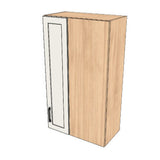 24" Wide 42" High Blind Corner Wall Cabinet - Door on Right/Left Side - (Hardrock Maple Melamine Boxes - Thermofoil Doors)
