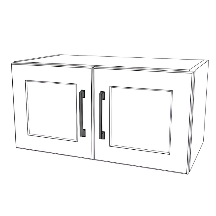 24" Wide x 12" High Stove Cabinet - Thermofoil Doors