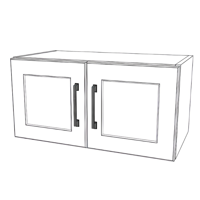 24" Wide x 12" High Fridge Cabinet - Painted Doors