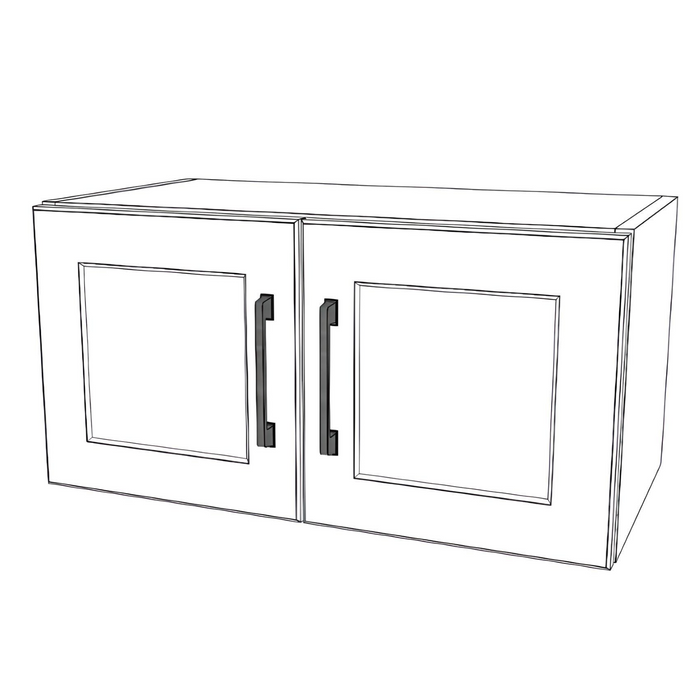 24" Wide x 12" High Stove Cabinet - Painted Doors