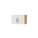 24" Wide x 15" High Fridge/Stove Cabinet - (Hardrock Maple Melamine Boxes - Flat Panel Doors)