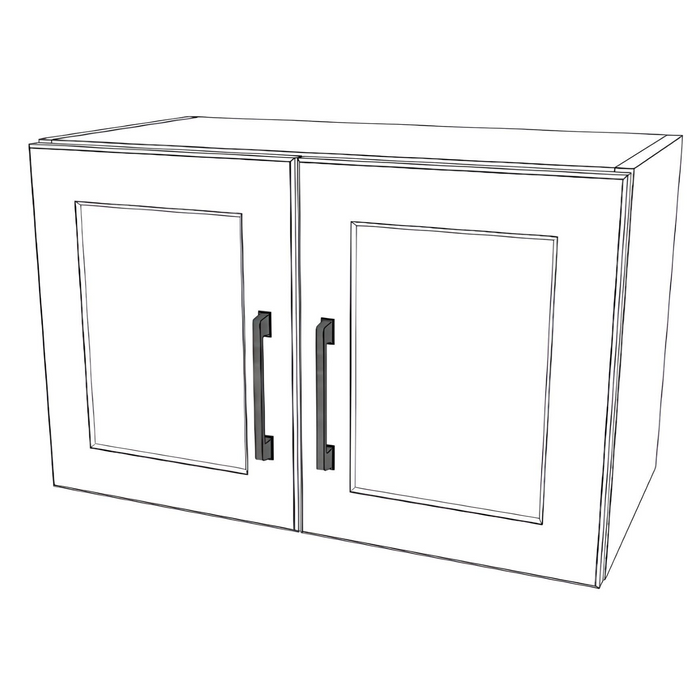 24" Wide x 15" High Fridge Cabinet - Painted Doors