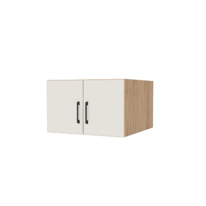 24" Wide x 15" High x 24" Deep Fridge/Stove Cabinet - (Hardrock Maple Melamine Boxes - Flat Panel Doors)