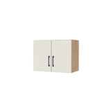 24" Wide x 18" High Fridge/Stove Cabinet - (Hardrock Maple Melamine Boxes - Flat Panel Doors)
