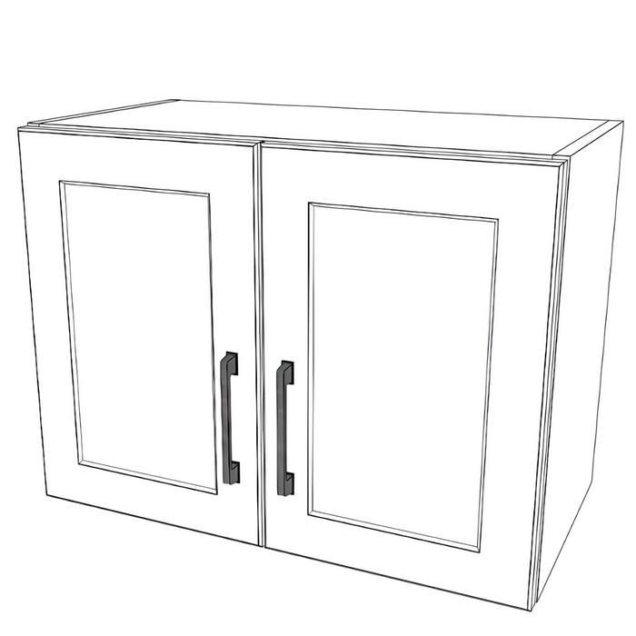 24" Wide x 18" High Fridge Cabinet - Painted Doors