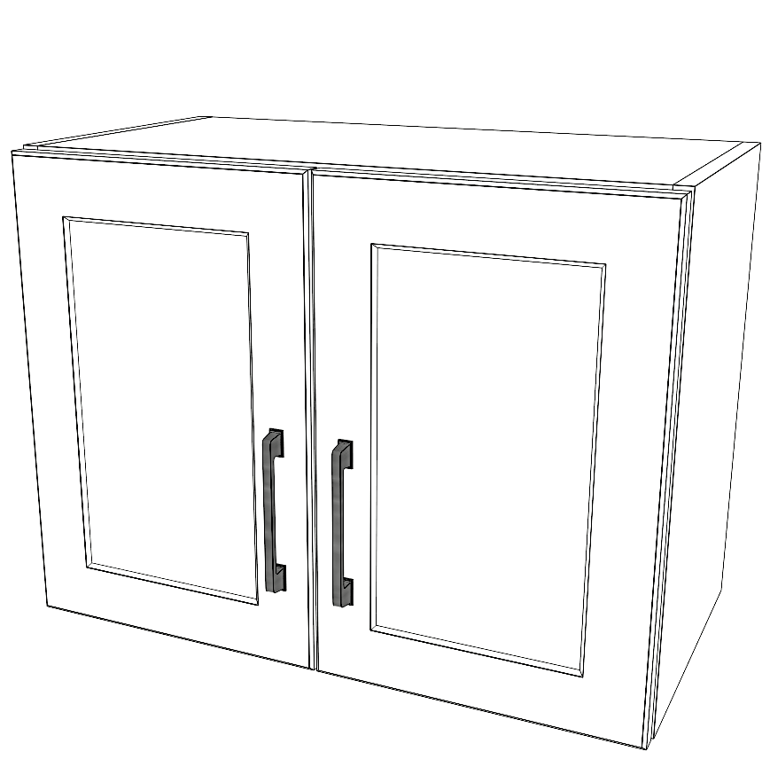 24" Wide x 18" High Stove Painted Doors — RTI