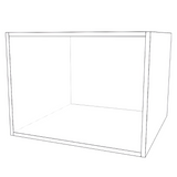 24" Wide x 18" High x 24" Deep Fridge Cabinet - Painted Doors