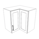 24x24" Wide x 24" High Corner Wall Cabinet - Painted Doors